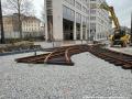 Vznikající křižovatka Legerova×Vinohradská. | 25.03.2026
