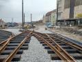 Vznikající křižovatka Legerova×Vinohradská. | 25.03.2026
