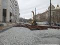 Vznikající křižovatka Legerova×Vinohradská. | 25.03.2026