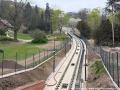 Spodní úsek rekonstruované lanové dráhy na Petřín. | 15.04.2026