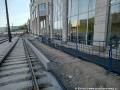 Nástupní hrana budoucí zastávky Škrétova v Legerově ulici ve směru Václavské náměstí / Vinohradská. | 03.05.2026