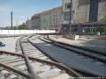 Pohled na spojovací oblouky Legerova -> Vinohradská. Mezipražcový prostor je již vylit betonem. | 05.05.2026