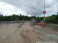 Pohled do prostoru vznikající kolejové křižovatky Počernická × Vinohradská z Počernické ulice. | 14.05.2026