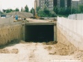 2002: Hrubá stavba portálu podjezdu pod Lamačovou ulicí. | 13.7.2002
