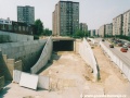 2002: Dokončená hrubá stavba portálu podjezdu Tréglova. | 13.7.2002