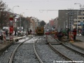 Rekonstrukce tramvajové tratě u zastávky Malovanka je v plném proudu. | 16.2.2010