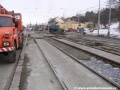 Rekonstrukce tramvajové tratě v Bělohorské ulici u zastávek Malovanka. | 22.2.2010