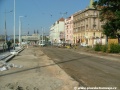 Rekonstrukce tramvajové tratě v úseku Vltavská - Dělnická | 27.9.2005