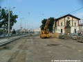 Rekonstrukce tramvajové tratě v úseku Vltavská - Dělnická | 27.9.2005