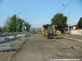 Rekonstrukce tramvajové tratě v úseku Vltavská - Dělnická | 27.9.2005