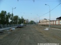 Rekonstrukce tramvajové tratě v úseku Vltavská - Dělnická | 27.9.2005