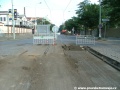 Rekonstrukce tramvajové tratě v úseku Vltavská - Dělnická | 27.9.2005