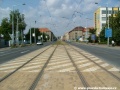 Kolejová konstrukce napojující smyčku Černokostelecká k trati v Černokostelecké ulici.
