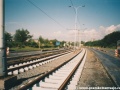 Rekonstrukce tramvajové tratě v úseku smyčka Ústřední dílny DP - smyčka Černokostelecká. | 5.8.2001