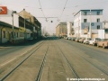 Trať pokračovala středem ještě široké Českomoravské ulice. | 22.2.2003