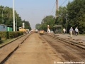 Odfrézovaná spodní vrstva tramvajové tratě po odstranění velkoplošných panelů BKV. | 27.7.2012