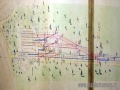 Plánek z roku 1902 dokumentuje značné rozšíření kolejiště vozovny v Královské Oboře