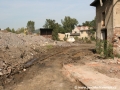 Areál karlínské Rustonky během své demolice a odstraňování pozůstatků kolejiště | 22.9.2007