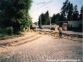 Součástí rekonstrukce tramvajové trati v Keplerově ulici byla i rekonstrukce koncové části jednokolejné manipulační tratě Hládkov. | 22.6.2000