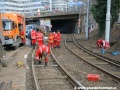 Takřka havarijní stav tramvajové tratě přiléhající k podjezdu Těšnov stál za její opravou | 27.2.2009