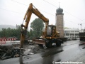 Likvidace původní tramvajové tratě v prostoru zastávek Jiráskovo náměstí | 2.6.2010