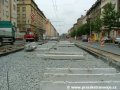 Rekonstrukce Koněvovy ulice mezi Vápenkou a Ohradou je v plném proudu. | 1.8.2006