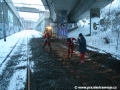 Silniční nadjezd uchránil část tratě od přívalu sněhu, přesto práce nepokračují z nejrůznějších příčin dle plánu. | 30.11.2010
