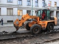 Výměna kolejí v Letenské ulici. | 12.3.2013