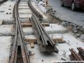 Sjezdová výhybka rekonstruované křižovatky Letenský tunel směrem k Čechovu mostu. | 29.7.2007