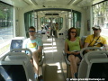 Pražáci na výletě, aneb interiér nízkopodlažní tramvaje Alstom Citadis 302 | 10.-15.7.2008