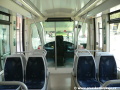 Čelní článek nízkopodlažní tramvaje Alstom Citadis 302 se zasklenou zástěnou stanoviště řidiče | 10.-15.7.2008