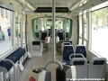 Interiér nízkopodlažní tramvaje Alstom Citadis 302 | 10.-15.7.2008