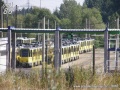 Ve vozovně Marzahn bylo odstaveno mnoho vozů KT4, bohužel, lépe se k areálu dostat nepodařilo | 20.8.2009