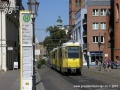 Rathaus Köpenick a příjezd linky 67 ve složení 2xKT4 | 20.8.2009