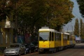 Souprava vozů KT4D přijíždí do zastávky Bruckenstrasse. | 28.9.2017