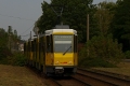 Souprava vozů KT4D #6046+6159 přijíždí do zastávky Treskowalle, FHTW. | 28.9.2017