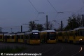 Smyčka Ahrensfeld, Stadtgrenze. Na linku M8 mimořádně nasazená souprava vozů KT4D #6004+6094. | 28.9.2017