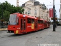 Souprava vozů T3S ev.č.7302+7301 vypravená vozovnou Krasňany na linku 11 míří na náměstí Ľudovíta Štúra. | 14.7.2011