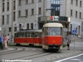 Souprava vozů T3SUCS ev.č.7724+7723 odbočuje do tunelu pod Bratislavským hradem. | 14.7.2011