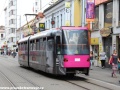 K zastávce Vysoká míří centrální bratislavskou pěší zónou vůz K2S ev.č.7113 zmodernizovaný v roce 2002. | 18.7.2012