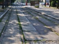 Opustená trať na Predstaničné námestie pomaly mizne v tráve a iných nánosoch. | 3.7.2012