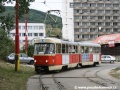 Z vozovny Krasňany vyjíždí vůz K2 ev.č.7064 na lince X nahrazující tramvajovou dopravu k obratišti Komisárky | 3.8.2007
