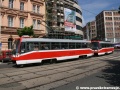 ....i když ještě stihneme zvěčnit soupravu vozů T3R ev.č.1665+1666 dodanou do Brna v roce 1997. | 5.8.2010