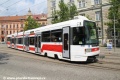 Vůz RT6N1 ev.č.1802 opouští odstavnou kolej na Komenského náměstí. | 17.5.2015