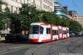 Vůz Škoda 13T2 #1903 přezdívaný &bdquo;Gábinka&rdquo; míří přes Hlavní nádraží na lince 2 do Modřic. | 1. 10. 2024