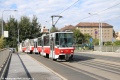 Souprava vozů T6A5 #1237+#1238 vypravená na linku 3 dojezdila v roce 2020 v pražských ulicích pod #8687+#8680. | 1. 10. 2024