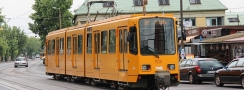 Vůz Duewag TW6000 ev.č.1526 vyrobený v roce 1975 byl do Hannoveru dodán pod ev.č.6014. DO Budapešti zamířil v roce 2001. | 24.6.2014