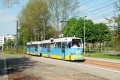 Souprava vozů T3DM+T3DM na lince 5 směrem na Gablenz. | 4.5.2012
