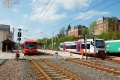 Konečná linky 522 v městečku Stollberg, na nádraží končí také běžné vlaky. | 4.5.2012