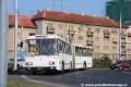 Trolejbus Škoda 15Tr11/7 ev.č.008 na objednané jízdě projíždí kruhovým objezdem u autobusového nádraží Chomutov. | 30.9.2017
